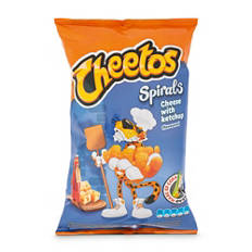Maissnack, Spirals Cheese