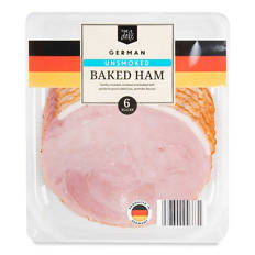 German Unsmoked Baked Ham 6 Slices
