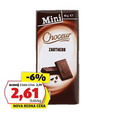 Mini čokoladice, temna čokolada