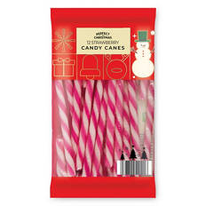 Strawberry Candy Canes