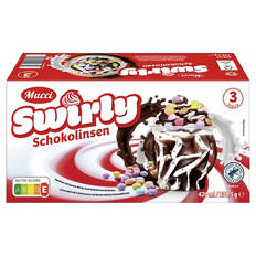 Swirly 3 x 140 ml, Caramel Cookie