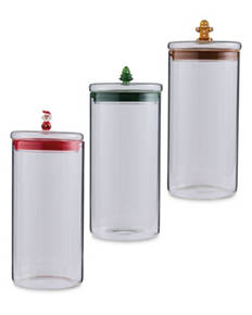 Christmas Cookie Glass Jar