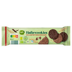 Bio-Hafercookies 200 g, Zartbitterschokolade