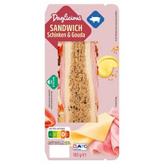 Sandwiches 185 g, Schinken-Käse
