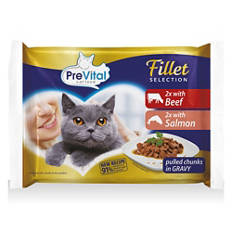 Fillet Selection macskaeledel, 4 tasak