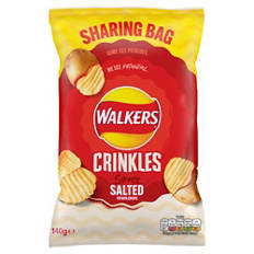 Salted Crinkle Crisps