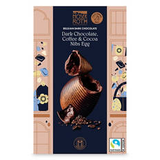 Dark Chocolate Ripple Egg with Rich Coffee