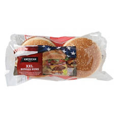 Hamburger Brötchen, XXL mit Sesam