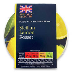 Sicilian Lemon Posset