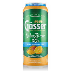 Natur Zitrone Radler, mangó-citrom, 0,5 l
