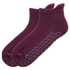 Yoga Socken, Low Cut Lila, 35/38