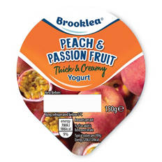 Peach & Passionfruit Flavour Thick & Creamy Yogurt