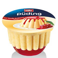 Püding, grízpuding meggyöntettel, 450 g