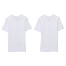 Herren Bambus T-Shirt 2er-Pack, Weiß, M