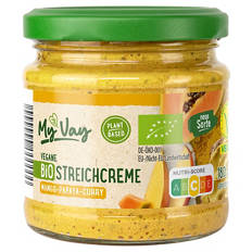 Vegane Bio-Streichcreme 180 g, Papaya Mango Curry