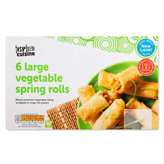 Large Vegetable Spring Rolls 6 Pack