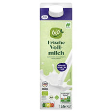 Frische Bio-Vollmilch 3,8 % 1 l