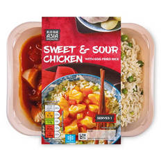 Sweet & Sour Chicken with Egg Fried Rice