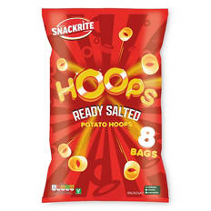 Ready Salted Potato Hoops 8 Pack