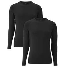 Damen-/Herren Baselayer Top (2er-Pack), Herren, M 48/50