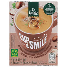 Zuppe in tazza istantanee, funghi