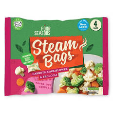 Carrot, Caulifower & Broccoli Steam Bags 4 Pack