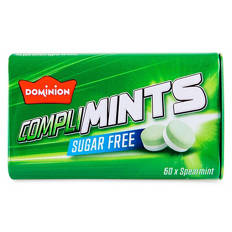 Complimints Sugar Free Spearmint Mints