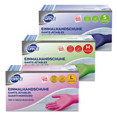 Einweghandschuhe Nitril, Grün, L