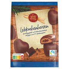 Lebkuchen Herzen 300 g, Vollmilch