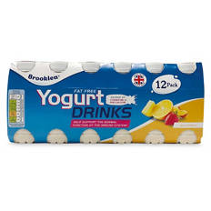 Fat Free Multifruit Yogurt Drinks 12 Pack