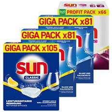 Compresse per lavastoviglie 66/81/105/, 120 compresse, limone