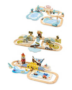 Wooden Railway Set