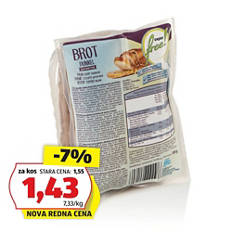 Kruh brez glutena, temni