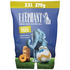 Bretzels éléphants XXL, miel-moutarde-oignon