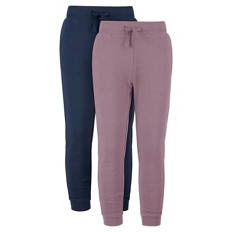 Kinder-/Kleinkinder Sweatpants, 2er-Pack, Pink/Dunkelblau, 116