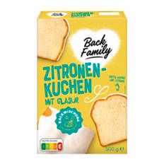 Backmischung 500 g, Zitrone
