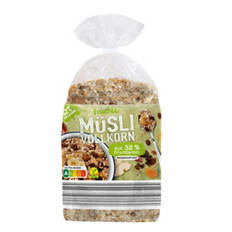 Müsli im Beutel 1 kg, Früchte