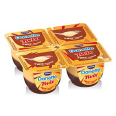 Danette, Twix ízesítésű krémpuding, 4 pohár