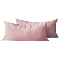 Musselin Kissenbezug 2er-Pack, Rosa