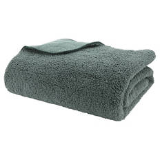 Teddy Fleece Decke, Grün
