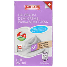 Laktosefreier Halbrahm