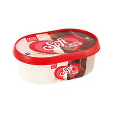 Vaschetta soft vaniglia e cacao