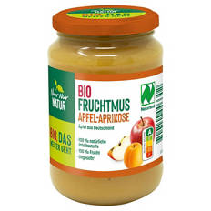 Bio-Fruchtmark 360 g, Apfel-Aprikose