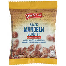 Amandes grillées, miel