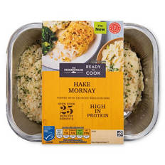 Hake Mornay Topped with Crunchy Breadcrumbs