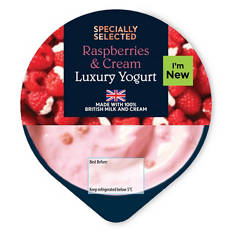 Raspberry & Cream Luxury Yogurt