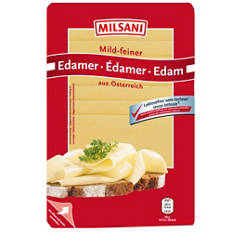 Edamer, geschnitten
