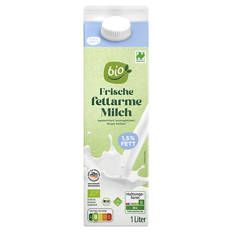 Frische Bio-Milch 1,5 % 1 l, fettarm