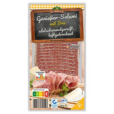 Genießer-Salami 125 g, Brie