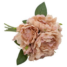 Künstlicher Blumenstrauß, Pfingstrose, nude